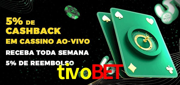 Promoções do cassino ao Vivo tivobet
